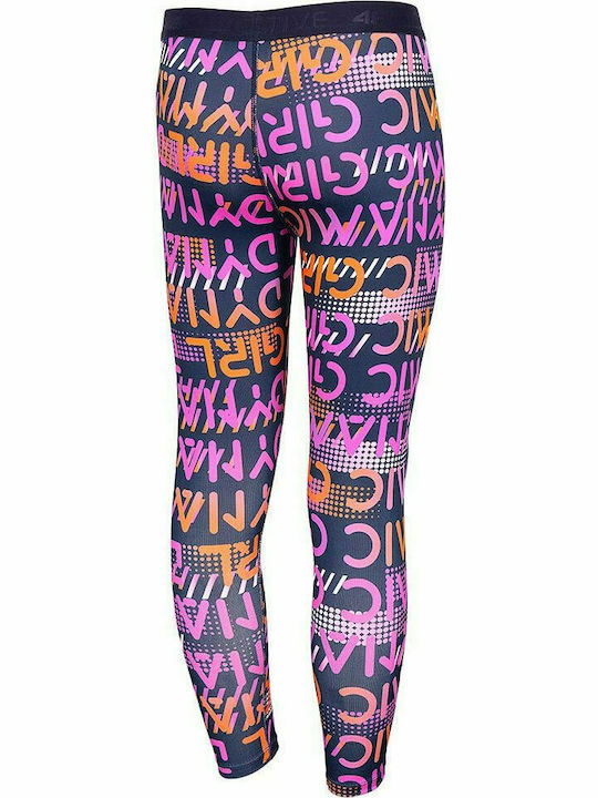 4F Leggings pentru Copii Lung Multicolor