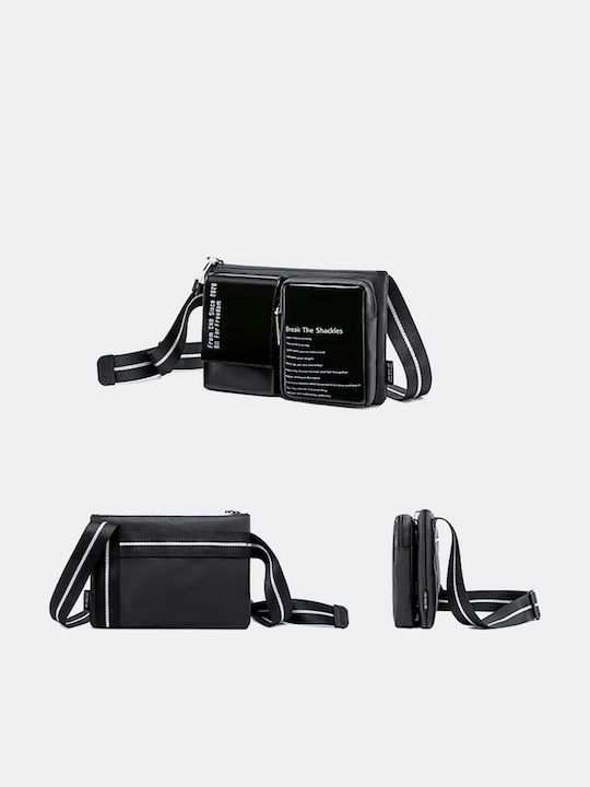 Herrentasche Schulter / Crossbody Schwarz