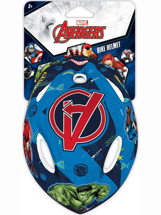 Seven Disney Avengers Παιδικό Κράνος για Ποδήλατο Πόλης Μπλε