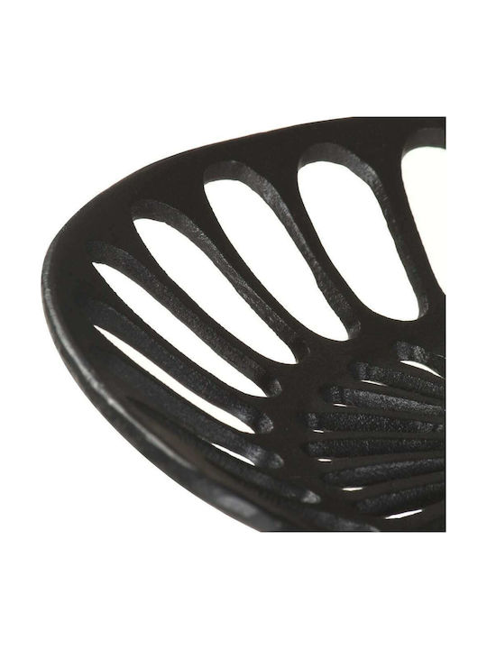 Табуретка Бар За външна употреба Black Cast Iron 1бр 43x32x65см