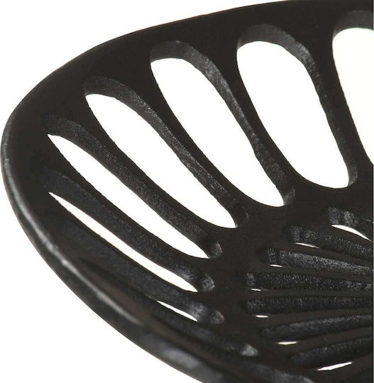 Табуретка Бар За външна употреба Black Cast Iron 1бр 43x32x65см