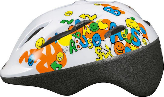 Abus Smooty Kids' Helmet for City Bike Smiley White