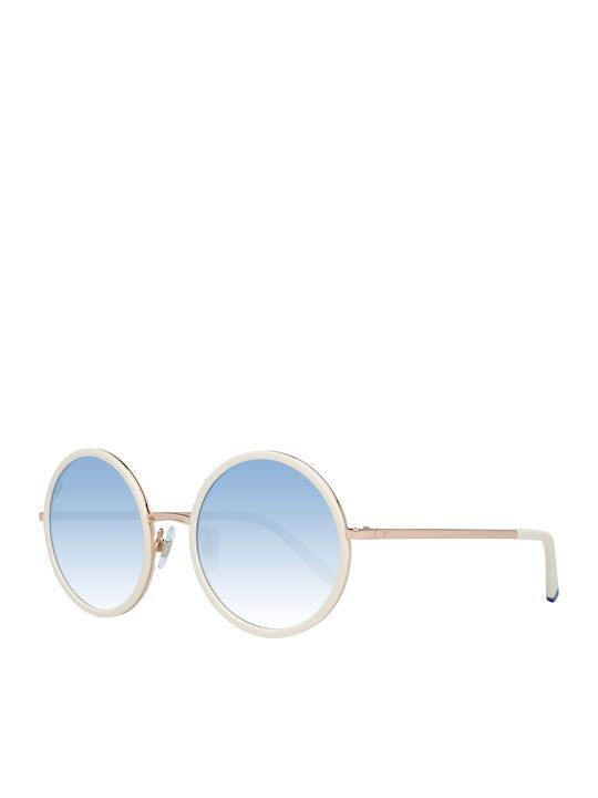 Web Women's Sunglasses with White Frame WE0200 21F