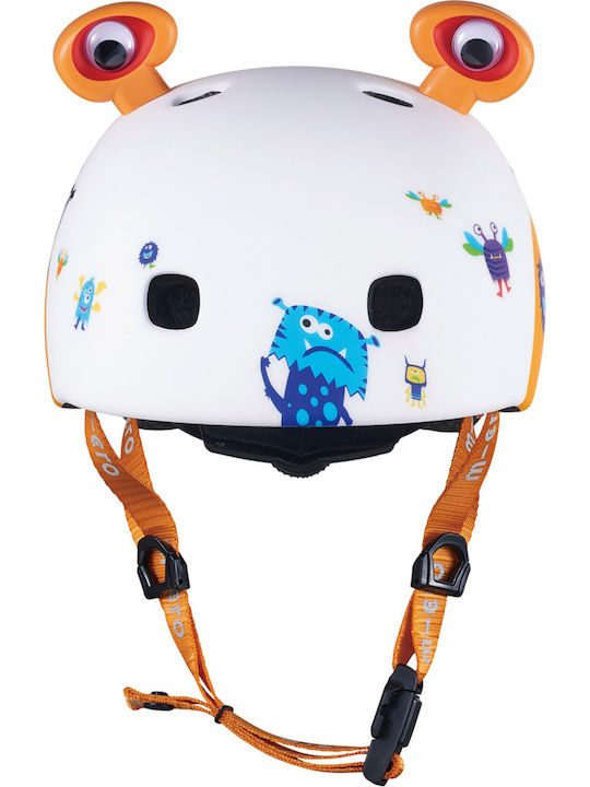 Micro 3D Monsters Kids' Helmet for City Bike Multicolour Small (48-53cm)