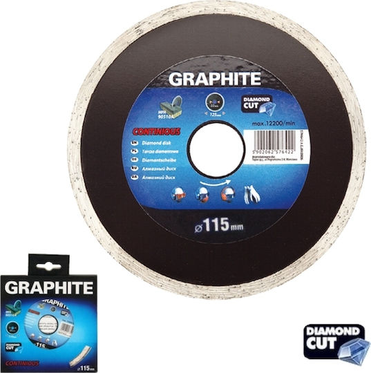 Graphite Διαμαντόδισκος Κοπής Δομικών Υλικών 115mm 57H640 57H640