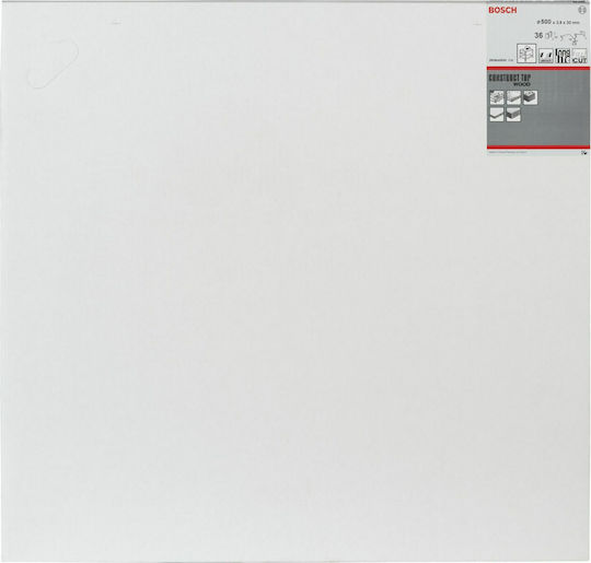 Bosch Cutting Disc Construct Wood for Stationary Saws 500x30mm Cutting Disc Wood Hole Diameter 500mm 1pcs
