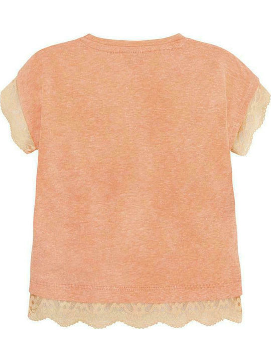 Mayoral Kids Blouse Short Sleeve Orange