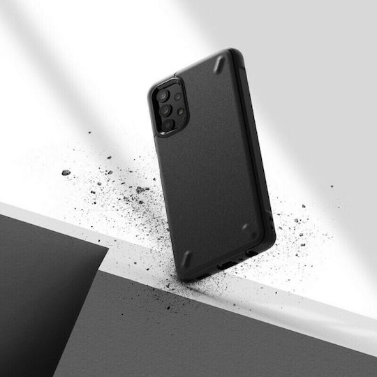 Ringke Onyx Back Cover Σιλικόνης με Λουράκι Μαύρο (Galaxy A32 5G)