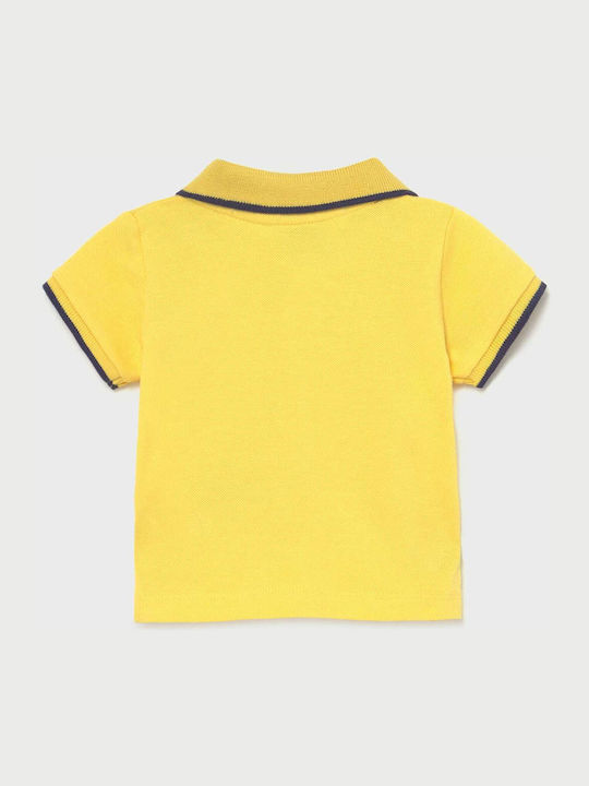 Mayoral Kids Polo Short Sleeve Yellow