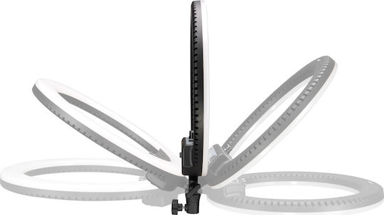 Nanlite Halo 14 Ring Led Ring Light 14cm 2700 - 6500K with Desktop Stand and Mobile Phone Holder