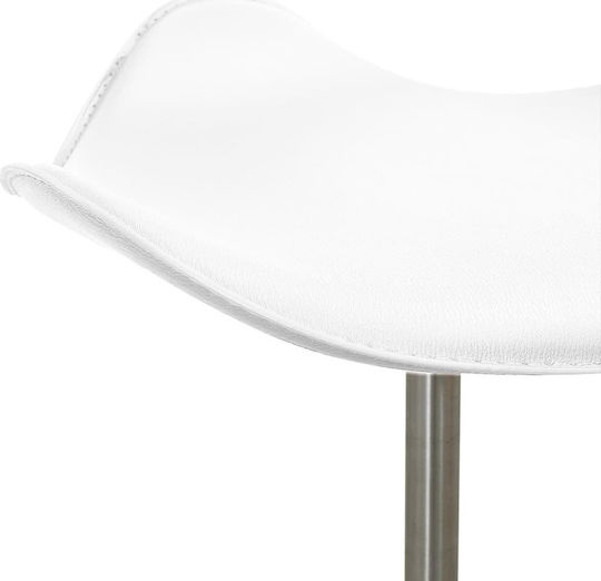 vidaXL Räder Hocker 49cm Weiß