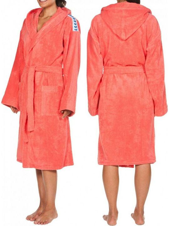 Arena Core Soft 002016-901 Kids' Swimming Bathrobe Cotton Pink