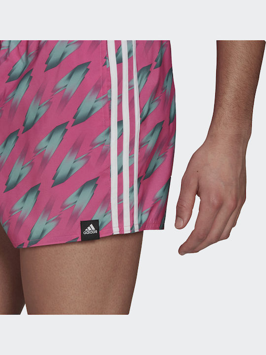 Graphic Herren Badebekleidung Shorts Screaming Pink mit Mustern