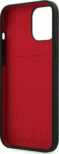 Ferrari On Track Silicone Back Cover Σιλικόνης Μαύρο (iPhone 12 / 12 Pro)