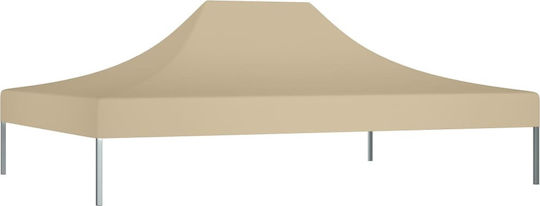 vidaXL Cover for Kiosk Beige 3x4.5m 270gr/m²