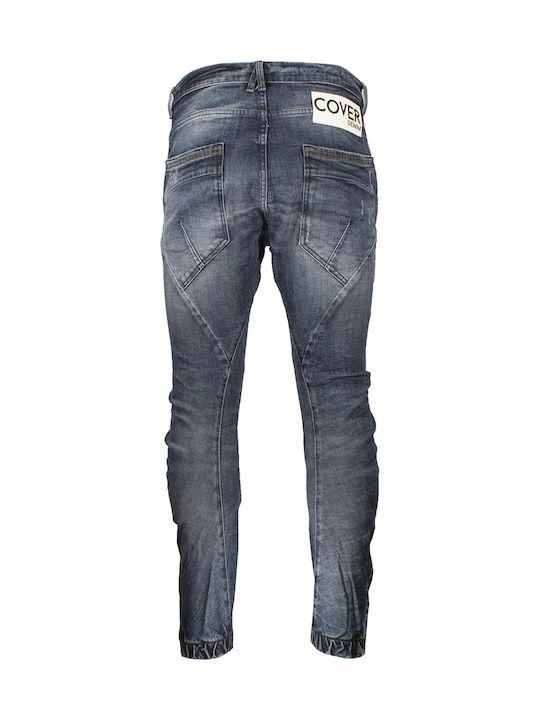 Ibiza B3551 Herren Jeanshose Elastisch mit Loose Passform Blau