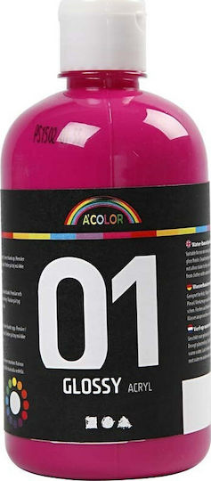 Χρώμα Ακρυλικό Μαύρο 500ml