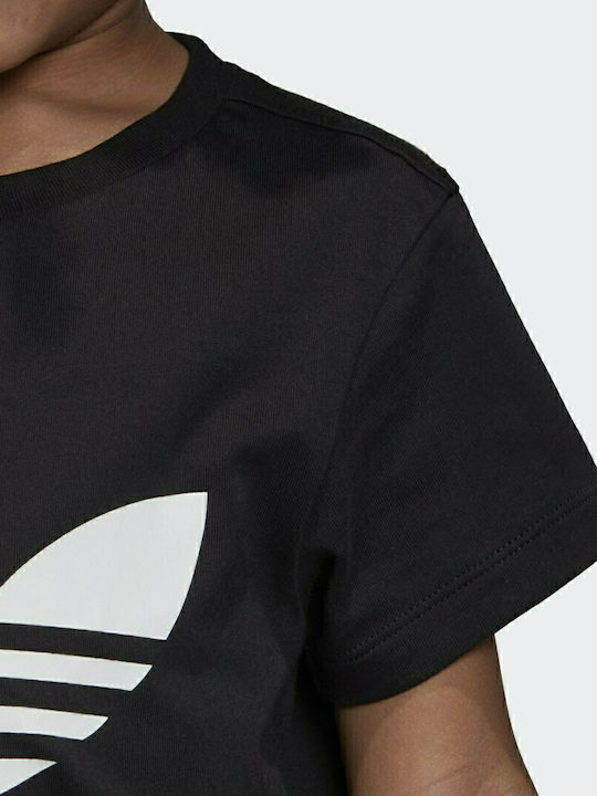 Kinder-T-Shirt Schwarz Originals TREFOIL