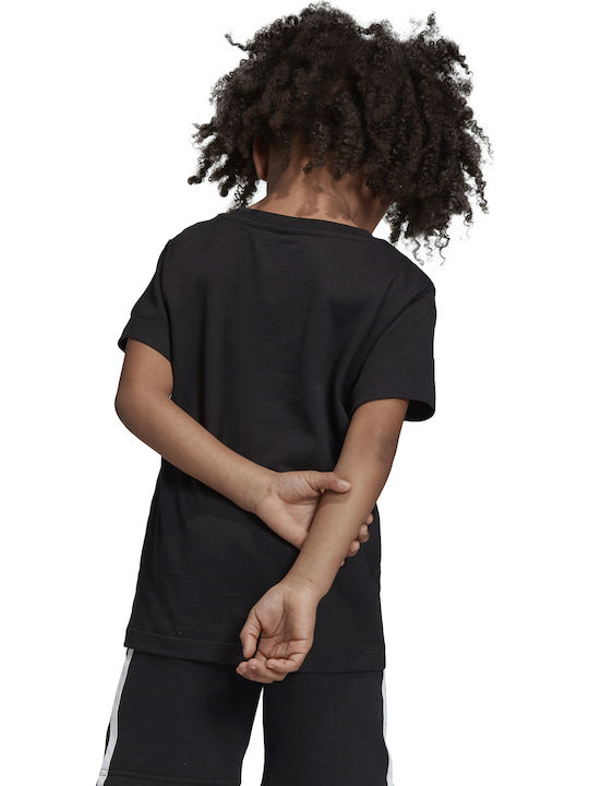 Kinder-T-Shirt Schwarz Originals TREFOIL