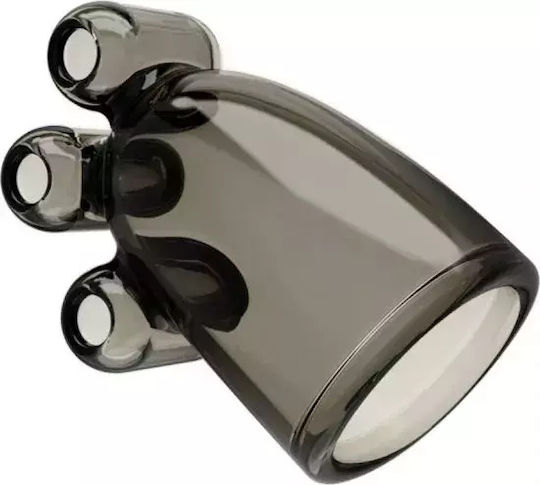 Baile Vibrating Crystal Cap II Extensie Penis cu Vibratie Negru D-219384