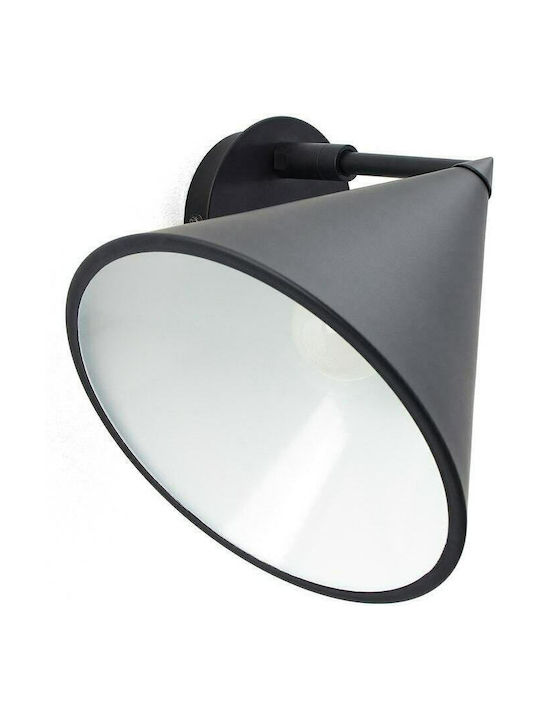 Am.Pm Moke Classic Lamp Wall with Socket E14 Black 21cm