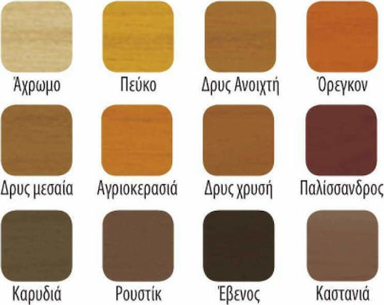 V33 Aquagel Woodstain Βερνίκι Εμποτισμού Νερού Άχρωμο Σατινέ 2.5lt
