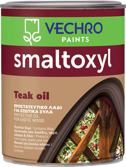 Vechro Smaltoxyl Teak Oil Άχρωμο Ελαφρώς Σατινέ 750ml