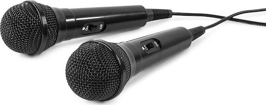 Fenton Ηχείο Karaoke με Ενσύρματα Μικρόφωνα KSM15 Stage Set 130.162 Κόκκινο