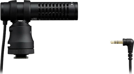 Canon DM-E100 Electret Μικρόφωνο 3.5mm Shock Mounted για Κάμερα