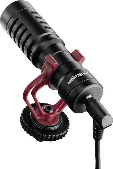 Walimex Directional Microphone Vlog Μικρόφωνο 3.5mm Shock Mounted για Κάμερα