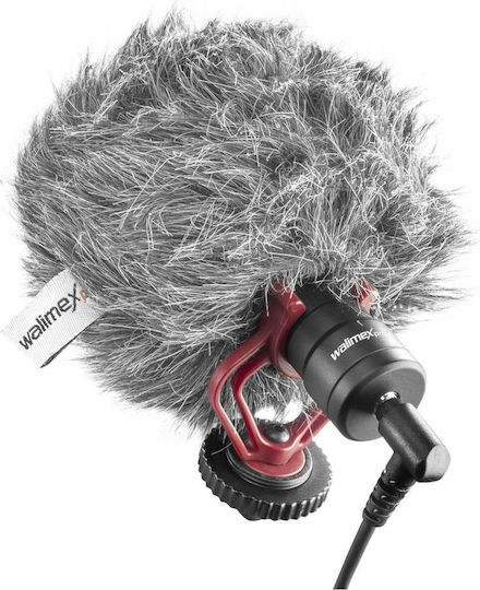 Walimex Directional Microphone Vlog Μικρόφωνο 3.5mm Shock Mounted για Κάμερα