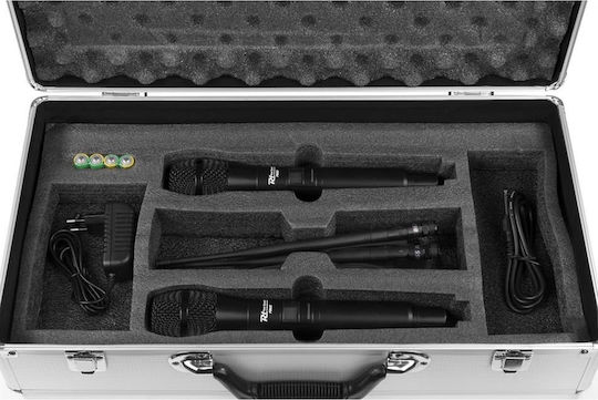 Power Dynamics PD632H Set Drahtlos Δυναμικό Mikrofon Handgemacht für Gesang