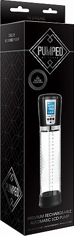 Shots Premium Rechargeable Automatic LCD Pump Transparent