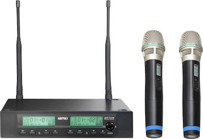 Mipro Microfon Wireless Dinamic ACT323 H59 UHF 620-644MHz Mână Vocal