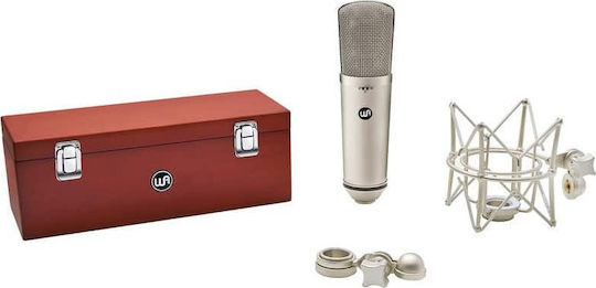 Warm Audio WA-87 R2 Kondensatormikrofon XLR Stoßmontiert für Gesang in Gray Farbe