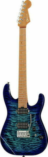 Charvel Ηλεκτρική Κιθάρα Pro Mod DK24Q με HH Διάταξη Μαγνητών και Tremolo Ταστιέρα Maple σε Χρώμα Burst