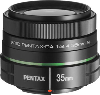 Pentax Crop Camera Lens SMC DA 35mm F/2.4 AL Steady for Pentax K Mount Black