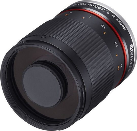 Samyang Voller Rahmen Kameraobjektiv 300mm f/6.3 ED UMC CS Teleobjektiv für Sony E Mount Black
