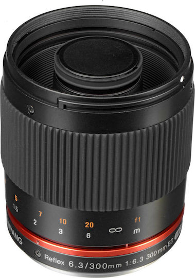 Samyang Voller Rahmen Kameraobjektiv 300mm f/6.3 ED UMC CS Teleobjektiv für Sony E Mount Black