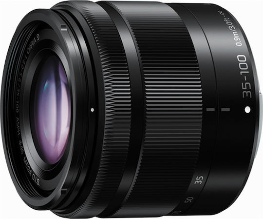 Panasonic Crop Camera Lens Lumix G 35-100mm F/4-5.6 O.I.S. Standard Zoom for Micro Four Thirds (MFT) Mount Black