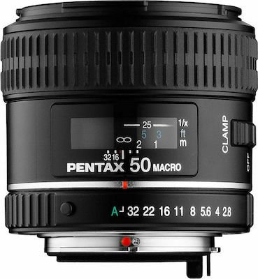 Pentax Full Frame Camera Lens SMC DFA 50mm F/2.8 Standard / Macro for Pentax K Mount Black