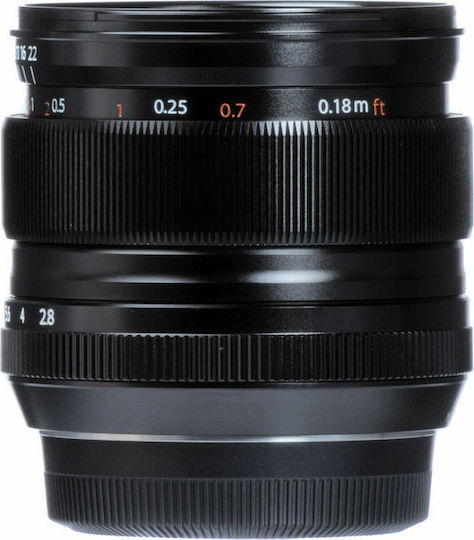 Fujifilm Crop Φωτογραφικός Φακός Fujinon XF14mm F2.8 R Wide Angle για Fujifilm X Mount Μαύρος
