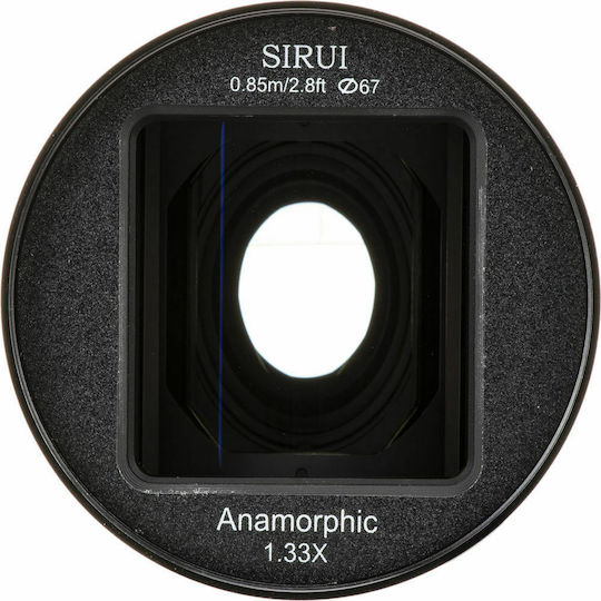 Sirui Crop Camera Lens Anamorphic 50mm f/1.8 Standard Zoom for Fujifilm X Mount Black