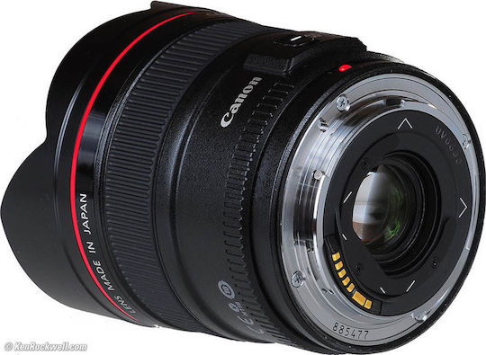 Canon Full Frame Φωτογραφικός Φακός 14mm f/2.8L II USM Wide Angle για Canon EF Mount Black