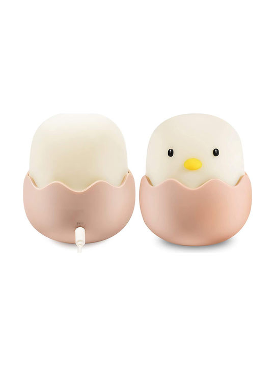 Josef Niermann Led Kids Decorative Lamp Eggy Egg Beige 11.8x10.4x10.4εκ.
