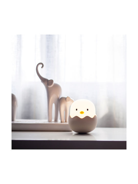 Josef Niermann Led Kids Decorative Lamp Eggy Egg Beige 11.8x10.4x10.4εκ.