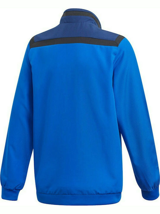 Adidas Boys Athleisure Sweatshirt Tiro 19 Presentation with Zipper Blue