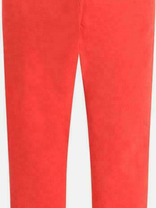 Mayoral Kids Fabric Trousers Red