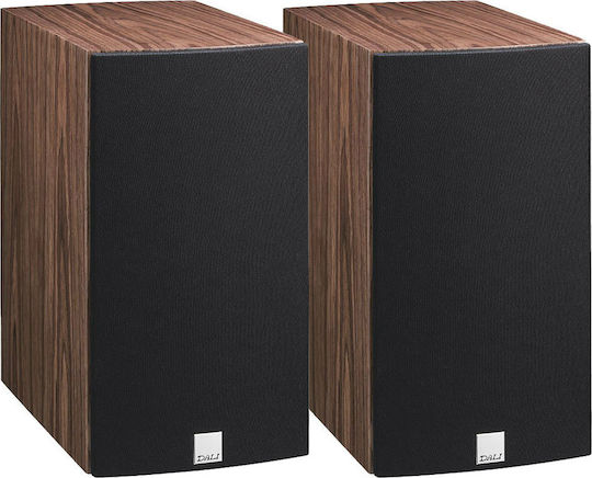 Dali Rubicon 2 Ζεύγος Ηχείων Hi-Fi Βιβλιοθήκης 150W 2 Δρόμων Π19.5xΒ33.5xΥ35εκ. Καρυδιά