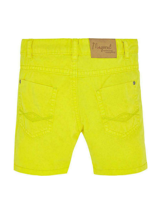 Mayoral Kids Shorts/Bermuda Fabric Yellow